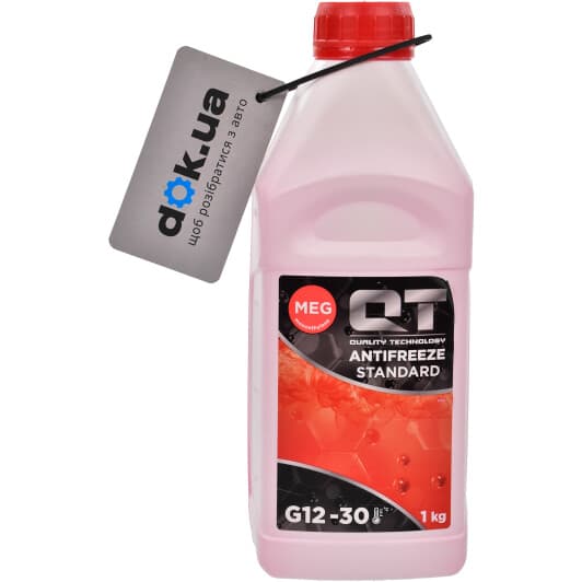 QT MEG Standard G12 красный -30 °C готовый антифриз