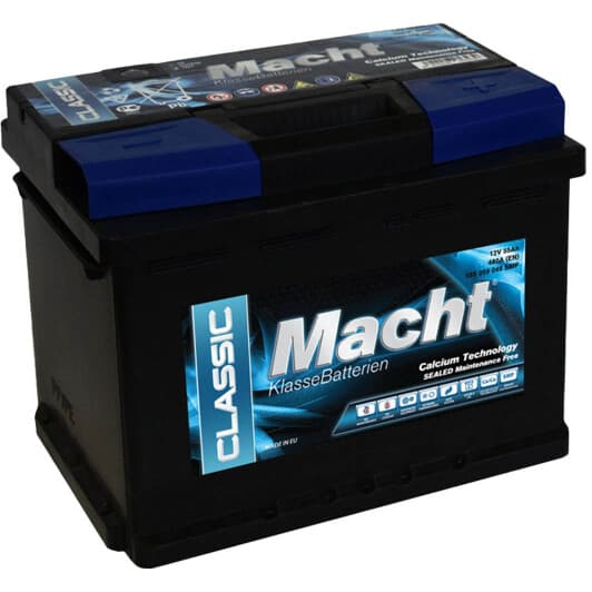 Аккумулятор Macht 6 CT-55-R Classic 25343