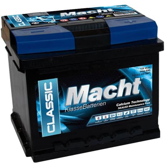 Акумулятор Macht 6 CT-45-R S3 25341