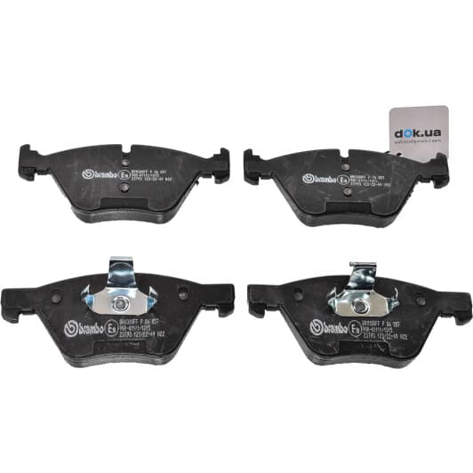 P 06 057 Brembo Гальмівні колодки для BMW 5 Series