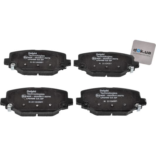 LP2499 Delphi Тормозные колодки