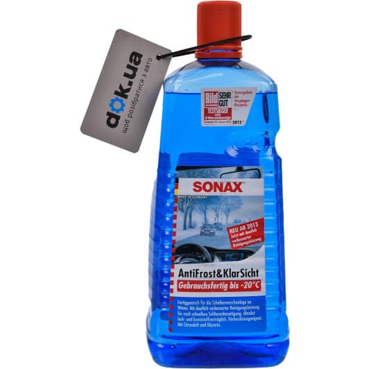 Концентрат омывателя Sonax AntiFrost&KlarSicht зимний -20°С цитрусовый