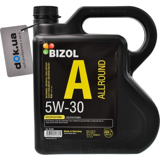 Bizol Allround 5W-30 (4 л) моторное масло