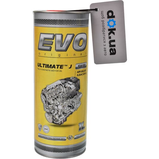 EVO Ultimate J 5W-30 (1 л) моторное масло
