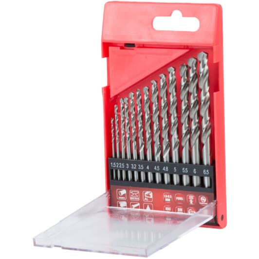 Набір свердл Ultra спіральних по металу 1191682 1.5-6.5 мм 13 шт.