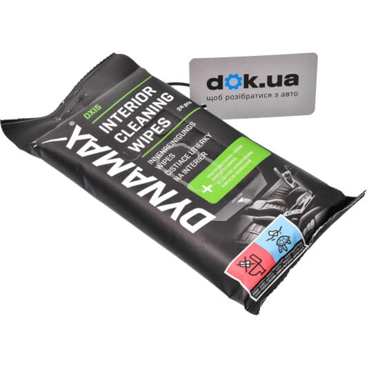 Салфетки Dynamax DXI5 - Interior Cleaning Wipes 618497 из нетканого материала 24 шт