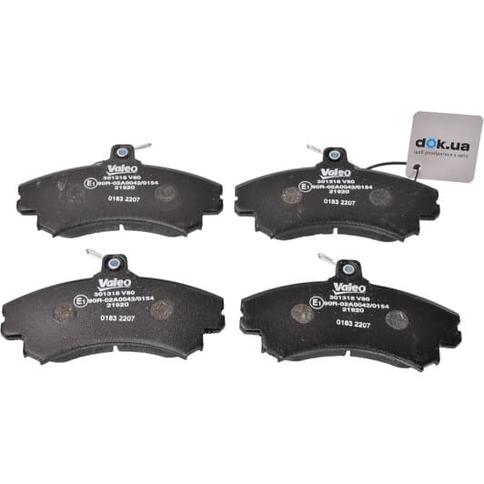 301318 Valeo Тормозные колодки