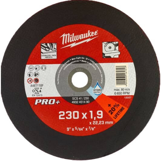 Круг відрізний Milwaukee Pro+ 4932451490 230 мм