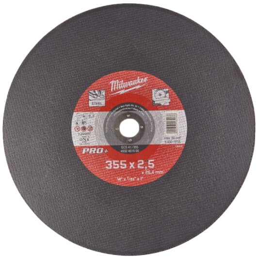 Круг відрізний Milwaukee Pro+ 4932451505 355 мм