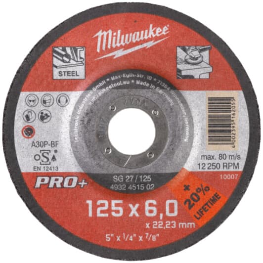 Круг зачистной Milwaukee Pro+ 4932451502 125 мм