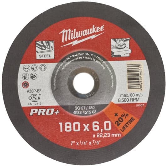 Круг зачистной Milwaukee Pro+ 4932451503 180 мм