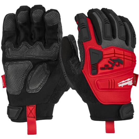 Рукавички робочі Milwaukee Impact Demolition екошкіра з ПВХ чорні