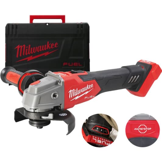 Болгарка аккумуляторная Milwaukee M18 FUEL FSAGV125XB-0X (без аккумулятора, без ЗУ) 125 мм