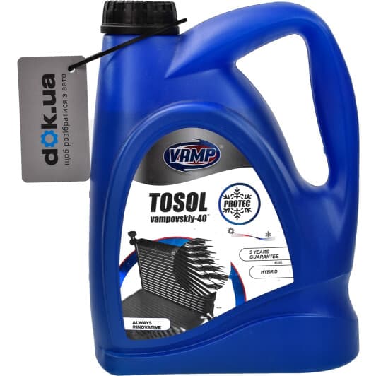 VAMP Тосол -30 G11 синий -30 °C готовый антифриз