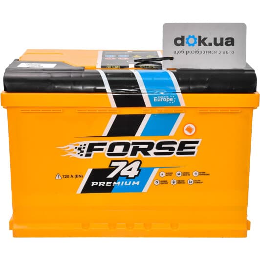 Акумулятор Forse 6 CT-74-R Premium AKBLU1045