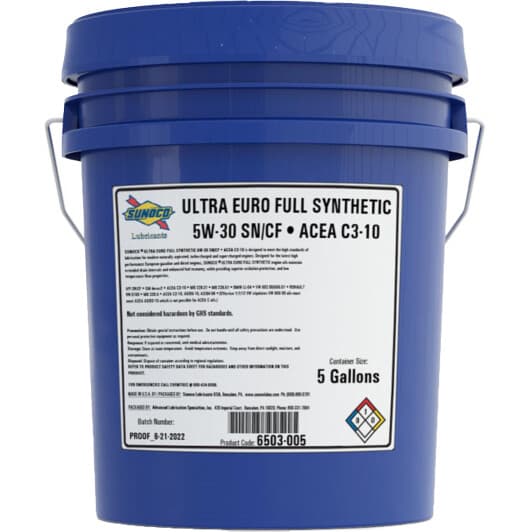 Sunoco Ultra Euro 5W-30 (18,93 л) моторна олива