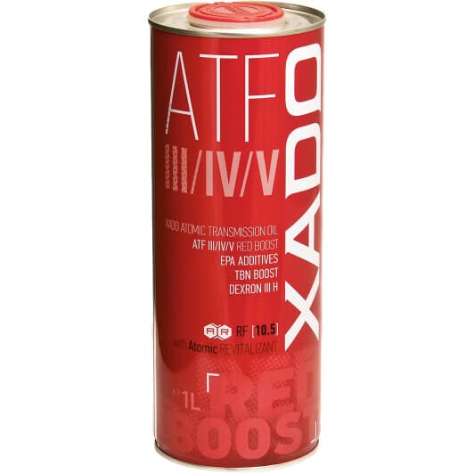 Xado Atomic Oil ATF III/IV/V RED BOOST трансмиссионное масло