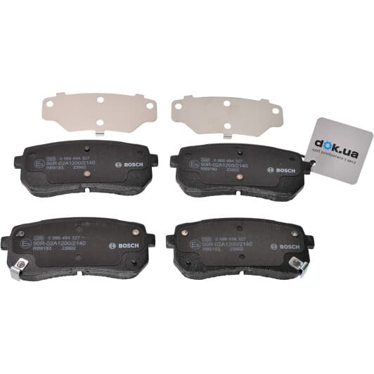 0 986 494 327 Bosch Тормозные колодки