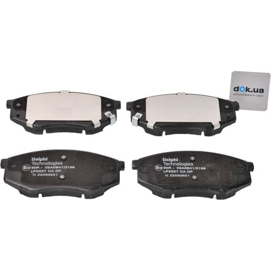 LP2227 Delphi Тормозные колодки