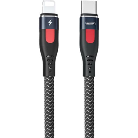 Кабель Remax Lesu Pro Aluminum RC-188I Apple Lightning - type-C 1 м