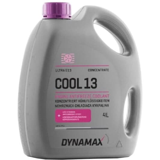 Dynamax Cool Ultra G13 розовый 4 л (502581) концентрат антифриза