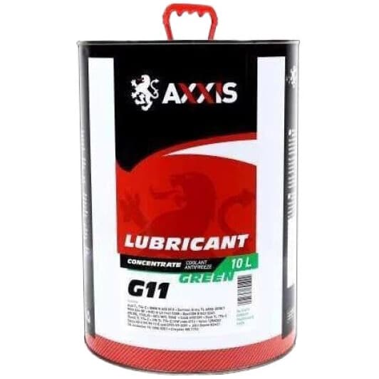 Axxis Concentrate G11 зеленый 10 л (AX1019) концентрат антифриза