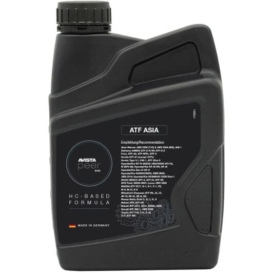 Трансмісійна олива AVISTA Peer EVO ATF Asia синтетична
