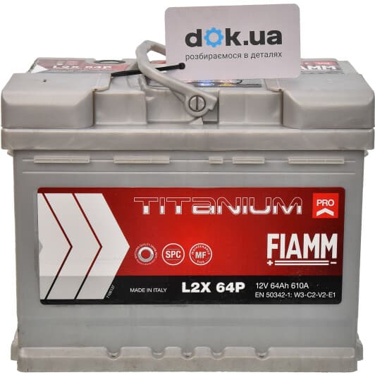 Аккумулятор Fiamm 6 CT-64-L Titanium Pro L2X-64P