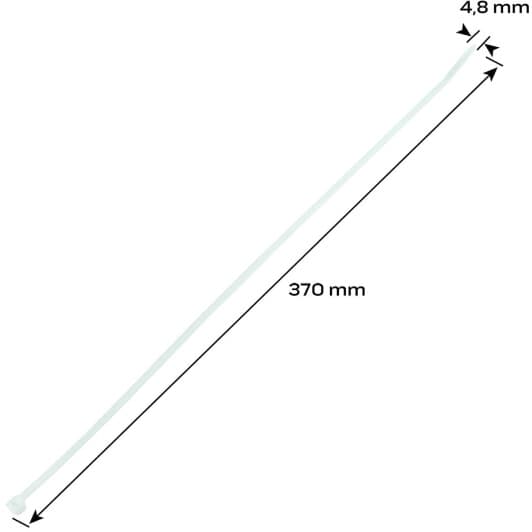 Стяжка Neo Tools 01-611 370 мм 4,8 мм 75 шт