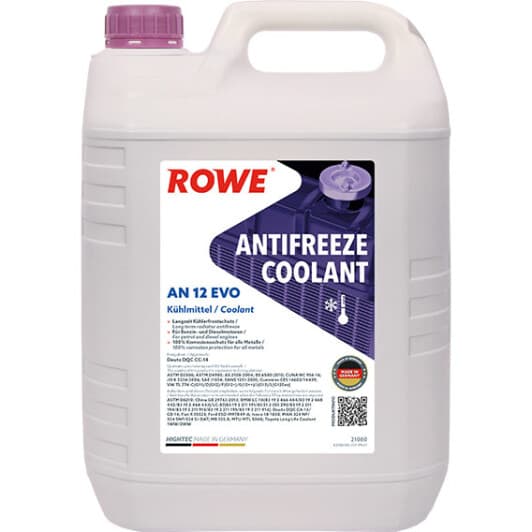 Rowe Hightec Antifreeze AN 12 EVO фіалковий 5 л концентрат антифризу