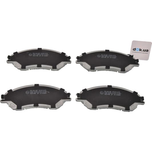 PA-821AF Japanparts Тормозные колодки