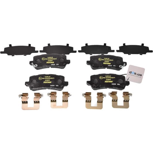 2238901 Textar Тормозные колодки