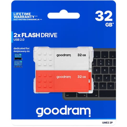 Флешка Goodram UME2 Mix (2 шт) 32 ГБ
