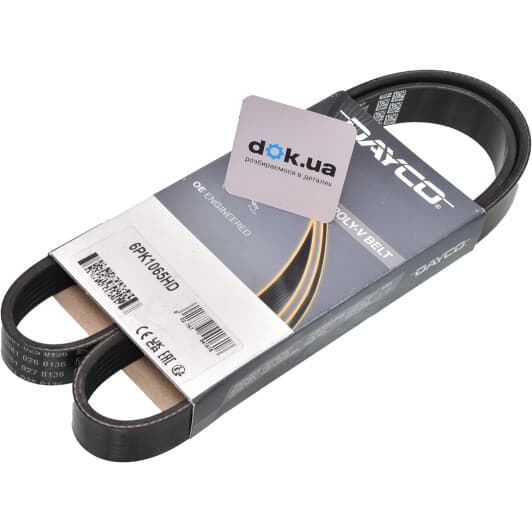 6PK1065HD Dayco Поликлиновой ремень