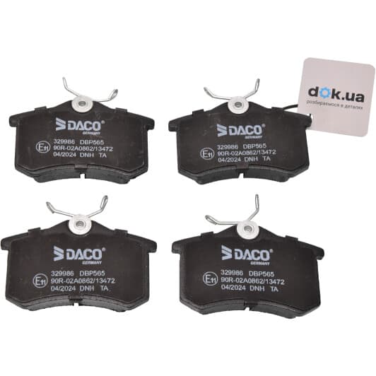 329986 DACO Тормозные колодки