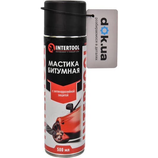 Intertool бітумний чорний (400 мл) антикор