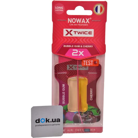 Ароматизатор Nowax X Twice Bubble Gum & Cherry