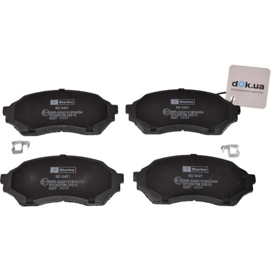 BD S421 Starline Гальмівні колодки для Mazda 323
