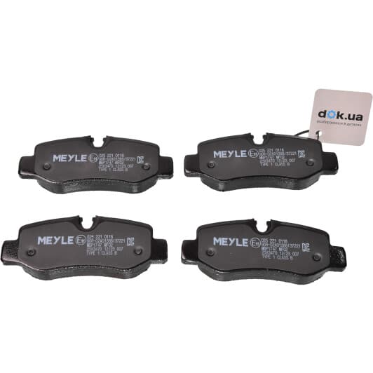 0252210118 Meyle Тормозные колодки