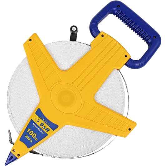 Рулетка S&R Fiberglass Tape 422901013 100 м