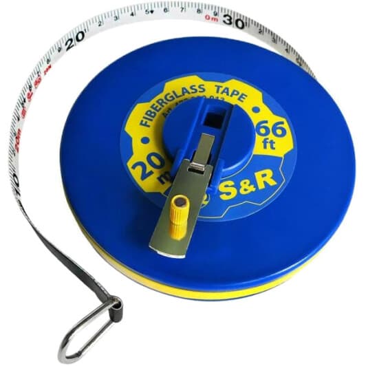 Рулетка S&R Fiberglass Tape 422920013 20 м