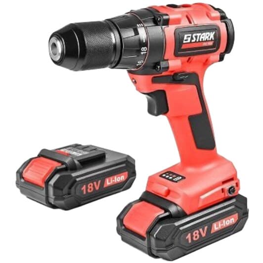 Шуруповерт Stark аккумуляторный CD 18-2 Li-Ion (2 аккумулятора + ЗУ + чехол)