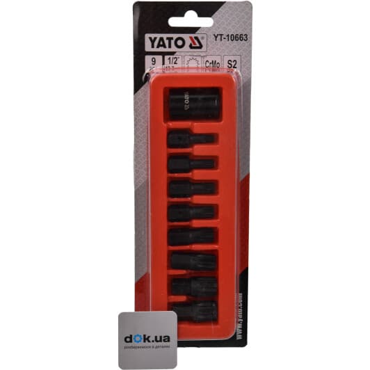 Набор бит с держателем Yato YT-10663 8 шт.