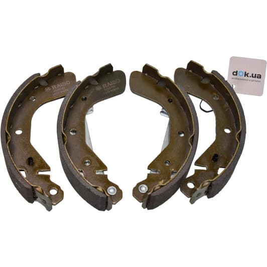rb8760 RAISO Гальмівні колодки
