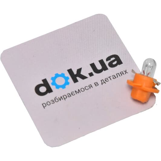 Автолампа Zollex BAX BX8,4d 1,1 W прозора 22046