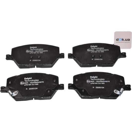 LP3184 Delphi Тормозные колодки