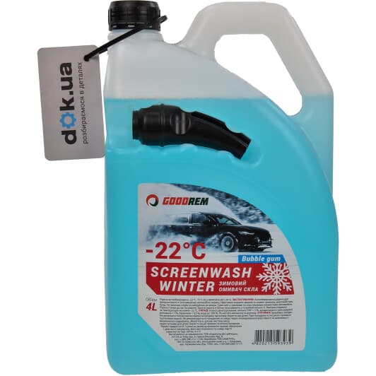 Омыватель стекла Goodrem зимний -22 °С bubble gum (4 л)