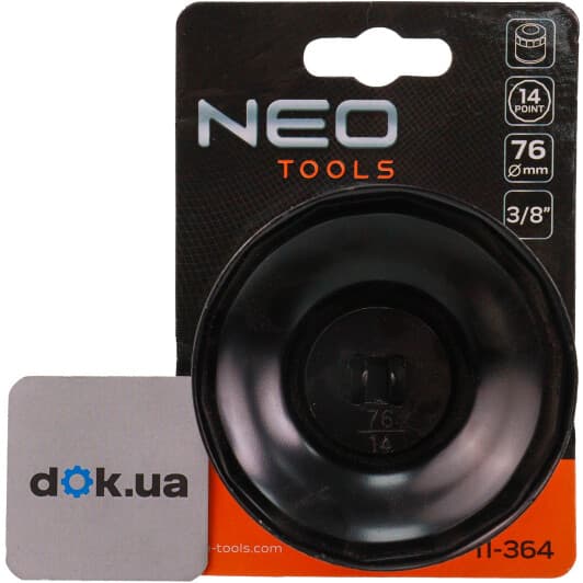 Ключ для съема масляных фильтров Neo Tools 11-364 76 мм