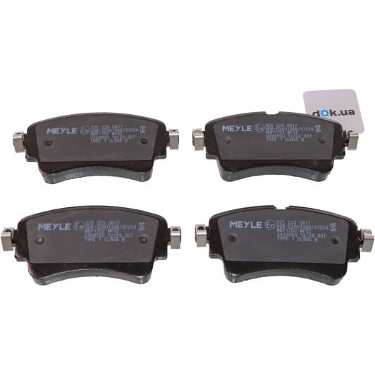 0252230817 Meyle Гальмівні колодки