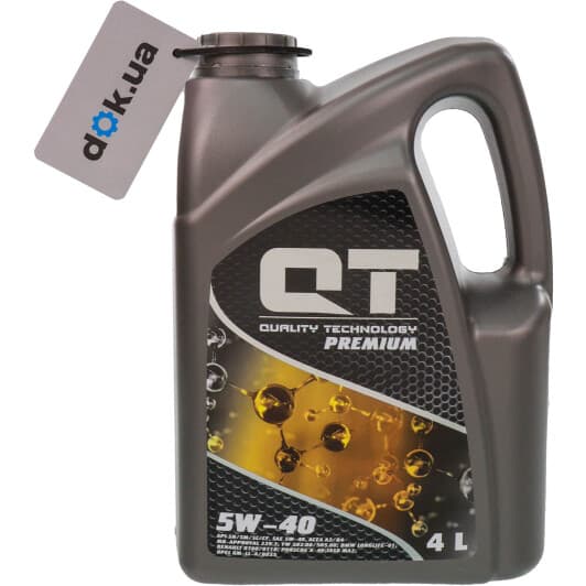 QT Premium 5W-40 (4 л) моторное масло